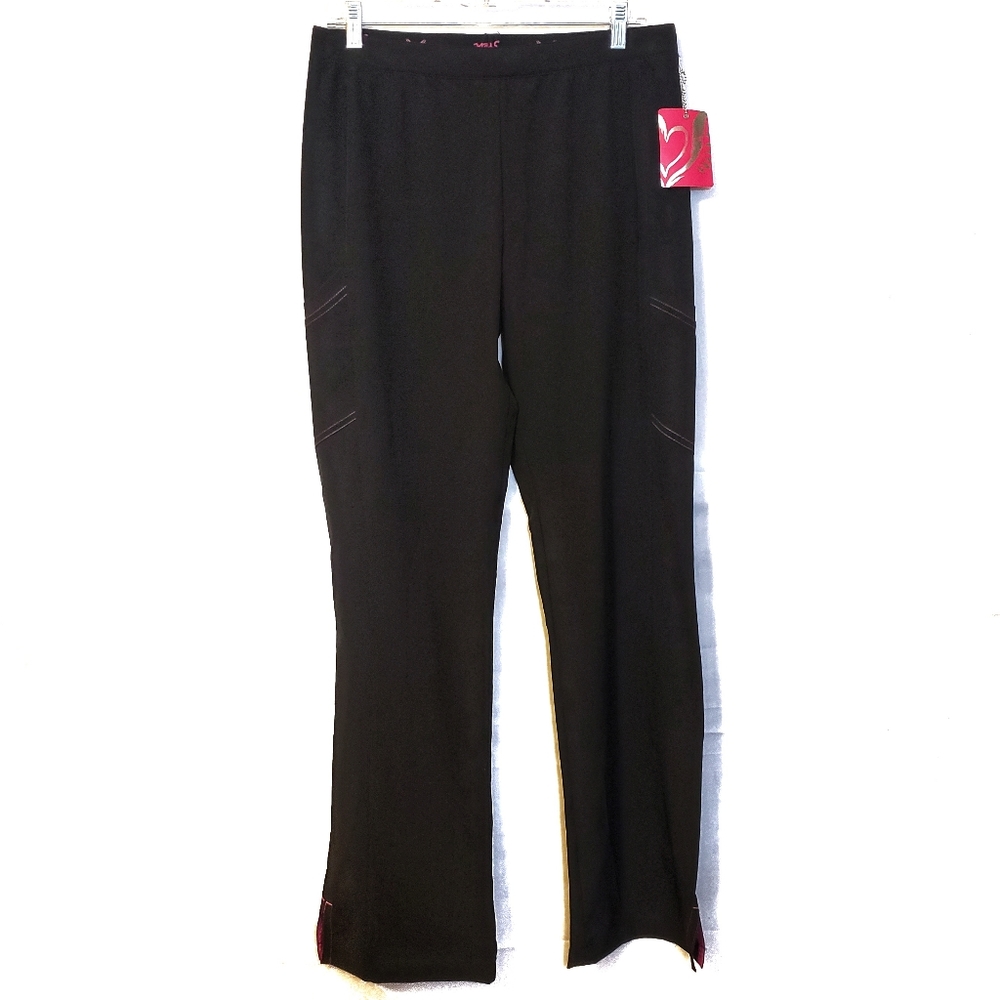 Smitten Scrub Bottom Pants Black NWT